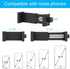 iTODOS Wall Mount Phone Holder Bracket with 360° Adjustable Mount for iPhone/Nexus/LG Smart Phones and GPS, Compatible
