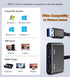 AKWOR 2 3.0 1920 1080P@60HZ USB to HDMI Adapter for Monitors, USB to Dual HDMI Adapter * Full HD Audio Video Graphics