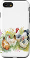 iPhone SE (2020) / 7 / 8 Cute Chicken Farm Animal Watercolor Case