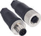 M12 5 Pin Male & Female Socket Panel Aviation Wire Connector, 12mm Industrial Circular Connector, Outdoor Waterproof
