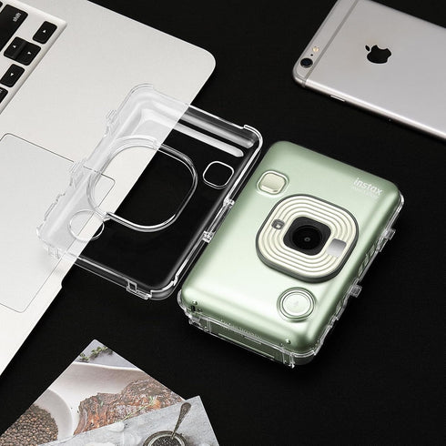 Fintie Clear Protective Case for Fujifilm Instax Mini Liplay Hybrid Instant Film Camera, Crystal Hard Cover
