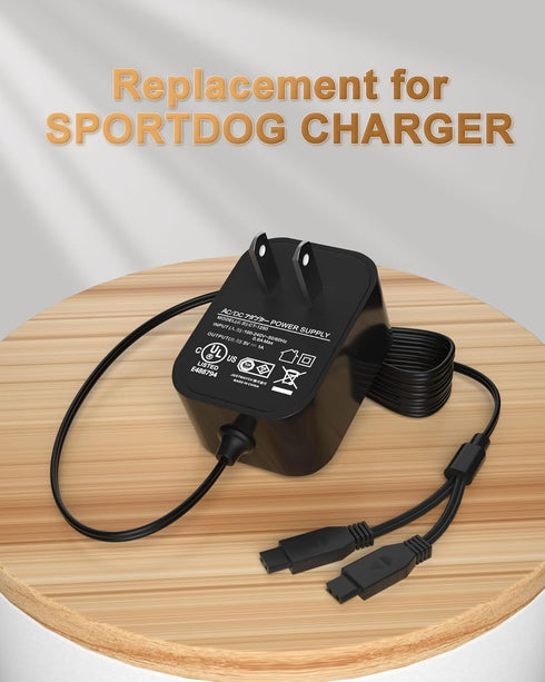 VHBW Charger Replacement for SportDOG, Charging Adaptor Compatible with SD-425, SD-425S, SD-825 Remote Trainer