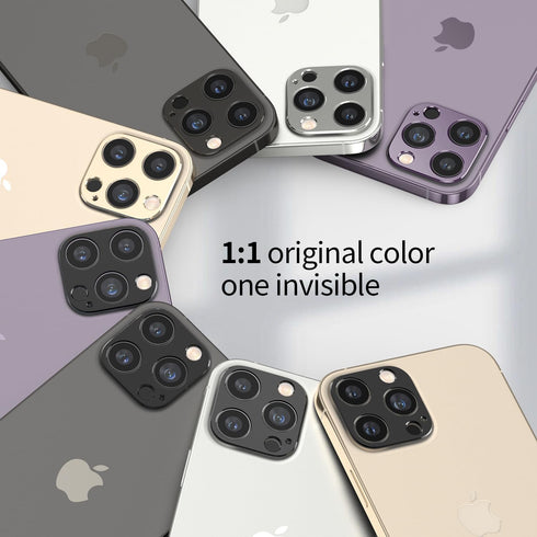Camera Lens Protector for iPhone 14 Pro Max/iPhone 14 Pro, 2 Pack Matte Alloy Camera Cover Lens Shield, No Lens