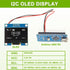 EPLZON 5 Pack 0.96 inch 128x64 OLED IIC Display Module Pixel Mini Self-Luminous Display Screen Board for Arduino