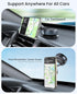 Generic 2026 3 360 Upgraded Vacuum Magnetic Car Phone Holder with Rings Ultra Suction Cup Phone Mount for MagSafe Cell