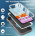 iPhone 11 Case with Built-in Screen Protector, Heavy Duty Drop Protection, Rugged Shockproof Dust Proof Cover
