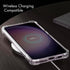 KIOMY Clear Glitter Shockproof Bumper Protective Cover for Samsung Galaxy S23 5G, Flexible TPU Raised Bezel Hybrid