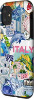 iPhone 11 European Summer Italy Coastal Sea Shells Oyster & Lemon Case