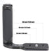 JLWIN Universal Camera Side Handle Grip with Arca Swiss Plate for Canon Nikon Sony Fujifilm DSLR Camera