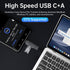 SSK 128GB,Up 200 USB3.2 USB C Flash Drive to MB/S Read Speed USB-C-Thumb-Drive,Dual Flash Drives with USB-C