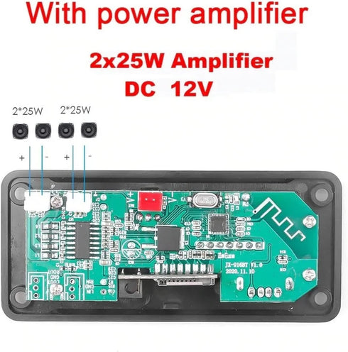 DC 6V 12V Bluetooth Decoder Board, KIMISS Bluetooth 5.0 MP3 Module with Remote Control