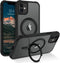 BENTOBEN Magnetic Case for iPhone 11, Black, Compatible with MagSafe, Rotatable Ring Holder Kickstand Design
