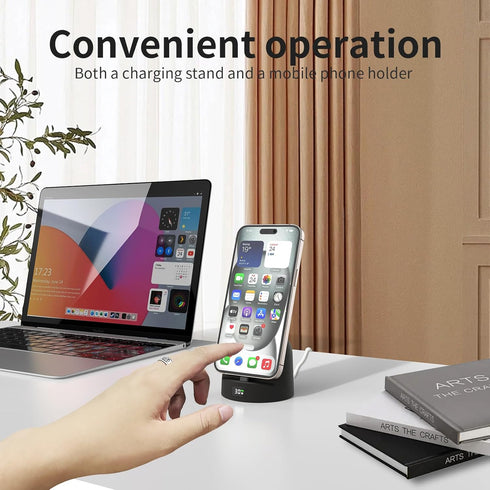 Manopola Samsung/iPhone15/16/17,Charger Phone Charging Stand for Stand with USB-C,Charging Station with LED Power