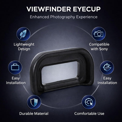 A6600 A6500 A6400 Set Viewfinder Eye Cup Eyepiece Kit, Plastic and Rubber, Lightweight for - Protective Eyecup, Spirit