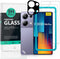 Ibywind 2 Pack Screen Protector for Xiaomi Poco M6 Pro 4G, 9H Tempered Glass with Camera Lens Protector