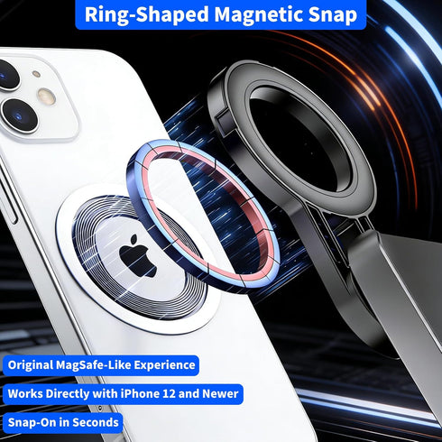 KYDEVO 4-in-1 360 Magnetic Selfie Stick for iPhone/Android - Multifunctional Rotation Extendable Tripod with Detachable