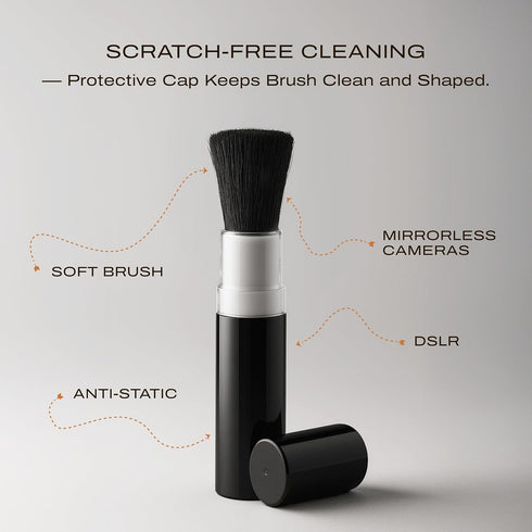 C Coiro 100ml, Coiro Camera Lens Cleaning Kit Camera Air Blower, Lens Cleaner Spray Soft Brush, Wet Wipes & Cloth DSLR