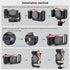 Haoge Camela L Bracket for Sony A7C2 A7CR Camera, Integrated Metal Arca Style Compatible Quick Release Plate