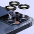 15 15 9H TENOC Camera Lens Protector for iPhone & iPhone Plus, Tempered Glass Camera Screen Cover, Black Metal