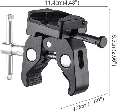 Fomito V-Mount V-Lock Battery Clamp Quick Release Plate for Sony BP Battery