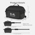 Waterproof Crossbody Camera Sling Bag with Tripod Holder, Compatible with Canon/Nikon/Sony/Fuji DSLR/SLR/Mirrorless