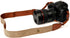 WANBY Brown Canvas Camera Strap with Quick Release Buckles for DSLR SLR