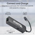 Plugable USB C to Ethernet Adapter, 2.5Gb with 100W USB-C PD Charging, Type C USB Ethernet Adapter for Windows, MacBook