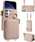 Furiet Wallet Case for Samsung Galaxy S24 Ultra 5G, Luxury PU Leather Zipper Flip Organ Purse, Card Holder Stand Cover