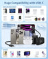 Type C Charger Fast Charging, 2Pack 25W Super Fast USB C Charger Block with 6Ft Cable for Samsung Galaxy and iPhone 15