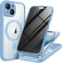 TIESZEN for iPhone 15 Case, Compatible with MagSafe, Built-in Privacy Screen Protector and
