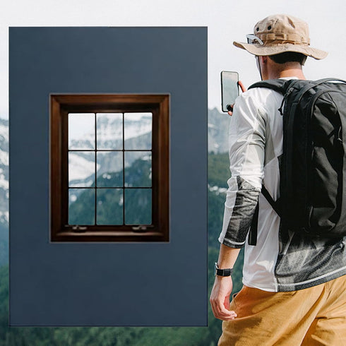 Generic Window Travel Photo Prop - Portable Fun Picture Framing Viewfinder - Travel Window Frame Photo Props |