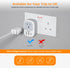 3 (1 UK Adapters for Travel, TESSAN US to UK Plug Adapter, Ireland Outlet Plug with USB Charger USB C Port), Type G