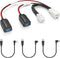 GPS Dash Cam Power Adapter, 10Pin Type B Connector Charger Cable for Select Toyota, Lexus, Subaru