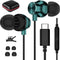TITACUTE USB C Headphones: Wired Earbuds for iPhone 15 Pro Max, Samsung S23 FE, Galaxy Z Flip, Pixel 7, OnePlus, more.