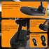Magnetic Phone Holder for Car, 360 Degree Rotatable Auto Mount with 8 Strong Magnets, Compatible with All Smartphones
