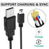 10 Pack 2.0 5 MP3 Player(150cm 5Feet 1.5M) SaiTech IT USB A to Mini pin B Cable for External HDDS/Camera/Card Readers/