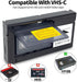 VHS-C Cassette Adapter, Compatible with VHS-C SVHS Camcorders JVC RCA Panasonic Motorized