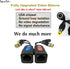 Igreeman 4 Pair Passive Video Balun BNC to RJ45 Adapter with Power, HD Analog Security Camera Transceiver, Compact