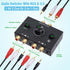 ATNEDCVH 3.5mm 1 2 2 1 2-Way RCA Port in Out / in Out Bi-Directional Audio Switcher, Stereo L/R Sound Channel Speaker