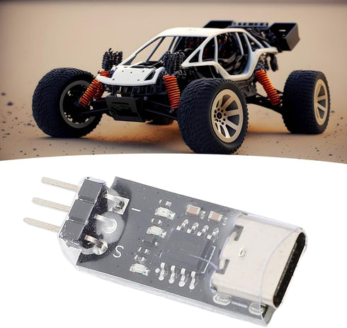 yiMANtrading 2 AM32 Bless ESC USB Bit RC CING Car Type C Firmware Upg Computer Ector, Custom Firmware with Electronic