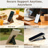 Attkryy 2 Pack Ultra-Slim Adhesive Foldable Phone & Tablet Stand, Two Adjustable Viewing Angles, Strong Back Adhesive