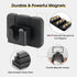 MagitcSee Handset, 1 Pack No-Drill Universal Magnetic CB Radio Mic Holder, Flexible Mount with No-Scratch Rubber Magnet
