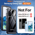 Hualele Galaxy S20 Case, Waterproof with Built-in Lens & Screen Protector, Rugged Heavy Duty Shockproof IP68 Case Black