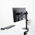 VIVO Steel Reinforcement Bracket Mount Plate for Thin Glass Table Tops, Clamp Compatible with Monitor Stands