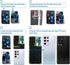 Galaxy S21 Ultra Back Glass Cover Replacement, Housing Door with Camera Glass Lens Parts for Samsung Galaxy S21U