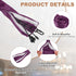 2ft PATIKIL Chandelier Chain Cord Cover, Velvet Cloth Fabric Chain Sleeve Decorative Cord Covers for Chandelier Wires