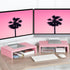 TEAMIX Pink Monitor Stand Riser - 2 Pack Wood 2 Tier Adjustable Stand for Dual Monitors, Laptop, PC