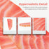 Abaodam Simulated Salmon Slices/Pieces as Photography Props Artificial Model Lifelike Fish Decoration for Restaurant