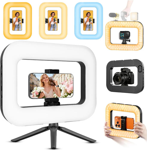 Nagnahz Smartphone Ring Selfie Light Kit Handheld LED Mobile Video Stabilizer Fill Lighting