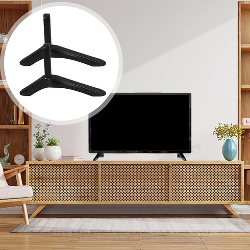 SEWACC Tv Stand Tabletop Support Holder with Screws Tv Desktop Mount Stand for Home Office Hotel Use Strong